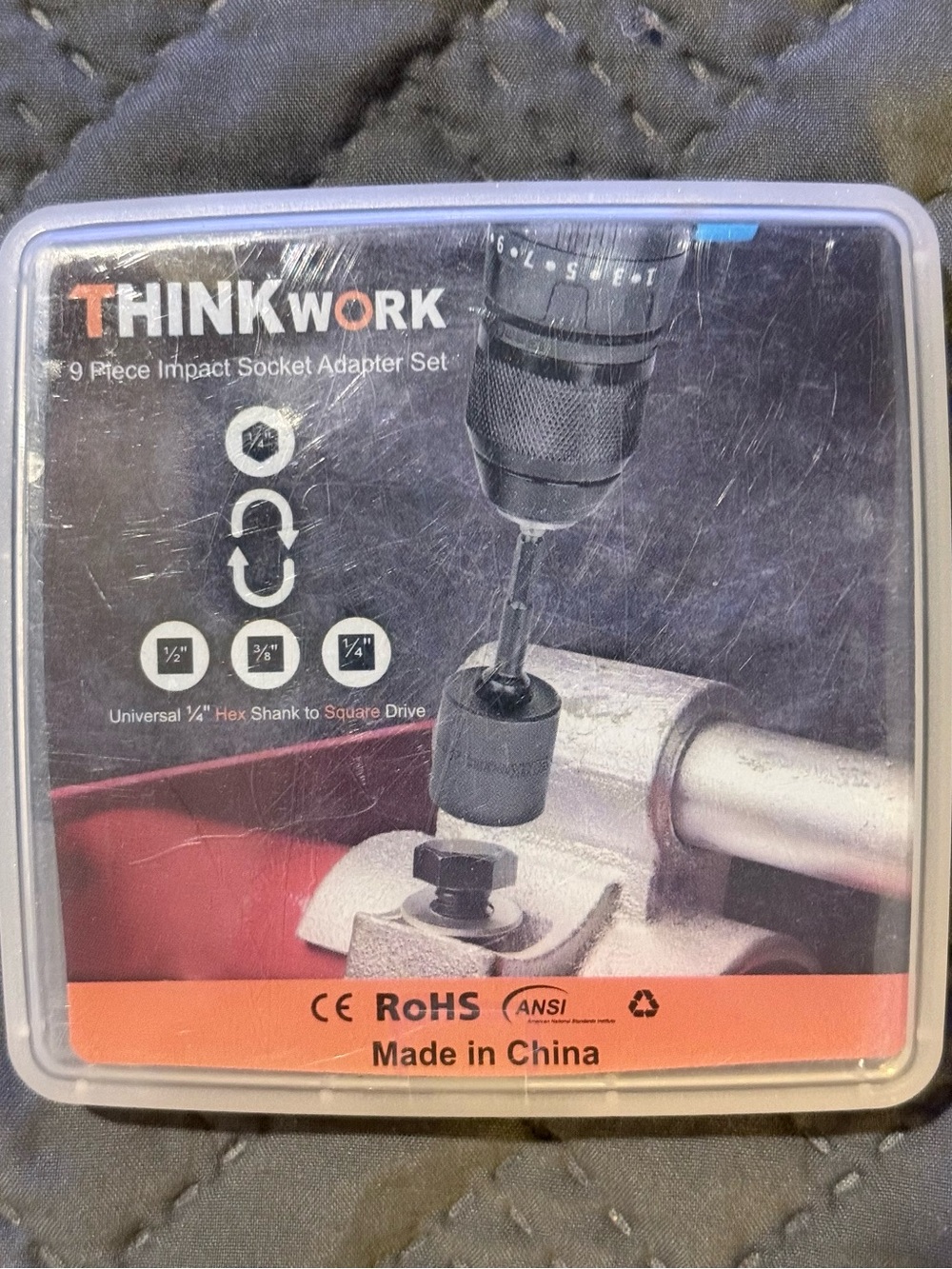 THINKWORK 9 Piece Impact Socket Adapter Set